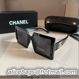 New Release Creation Chanel Square Sunglasses 030405 Black 2024