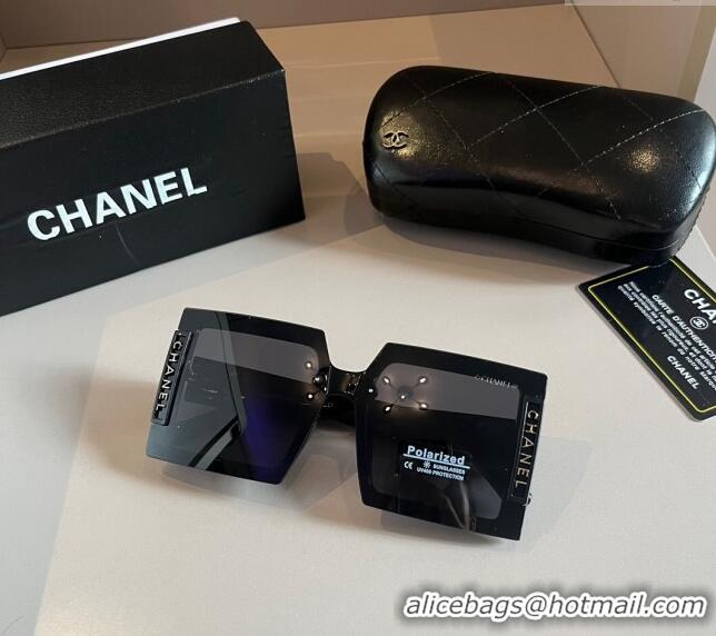 New Release Creation Chanel Square Sunglasses 030405 Black 2024