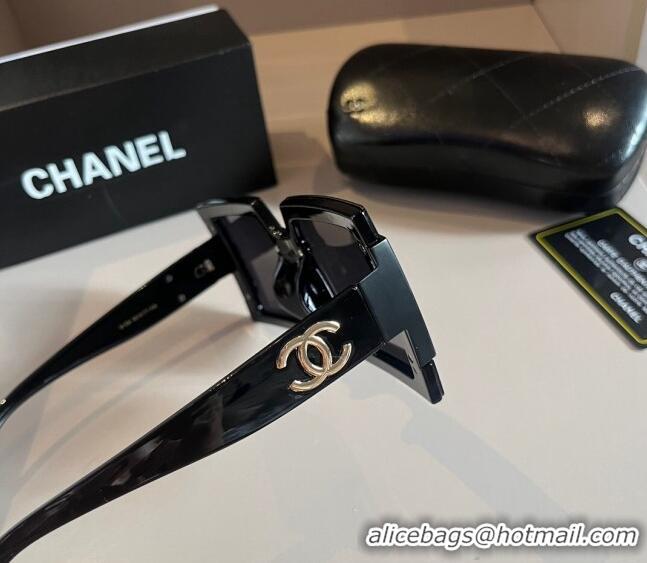 New Release Creation Chanel Square Sunglasses 030405 Black 2024