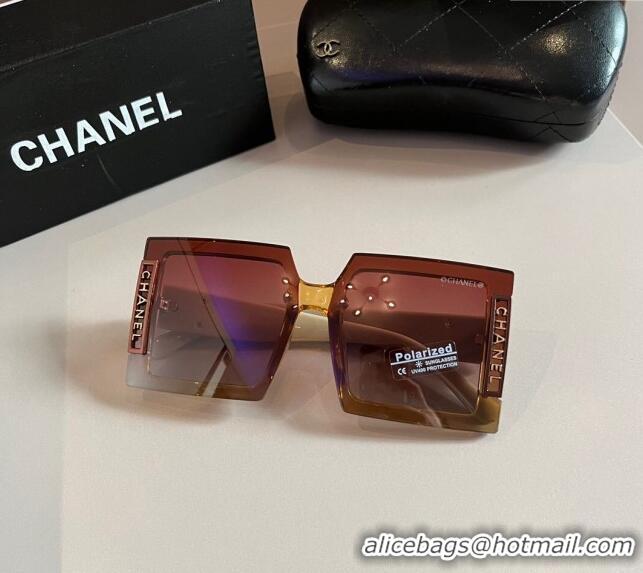 Specials Discount Chanel Square Sunglasses 030405 White 2024