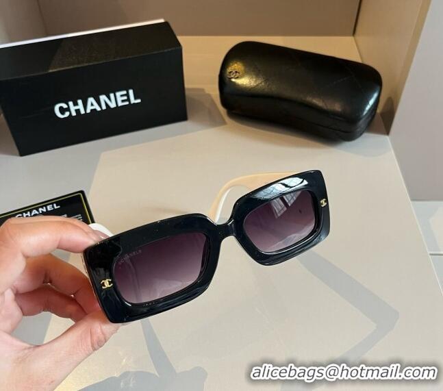 Modern Classic Chanel Quilted Sunglasses 030406 White 2024