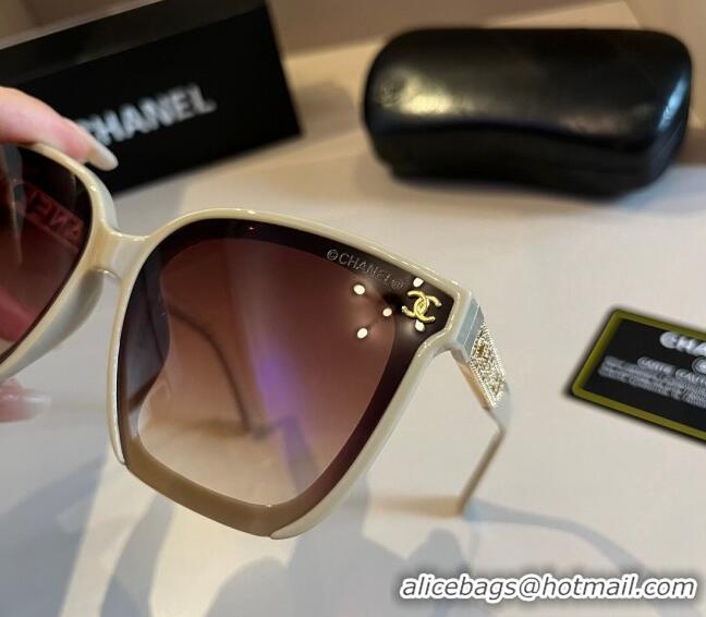 Buy Classic Chanel Sunglasses 030407 Grey 2024