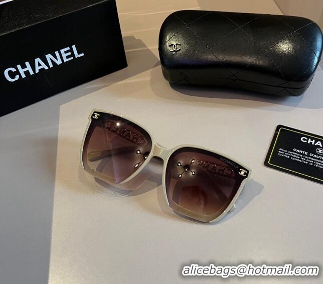 Buy Classic Chanel Sunglasses 030407 Grey 2024