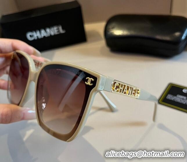 Buy Classic Chanel Sunglasses 030407 Grey 2024