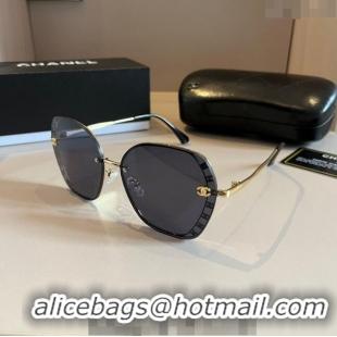 Particularly Recommended Chanel Sunglasses 0304 Black 2024