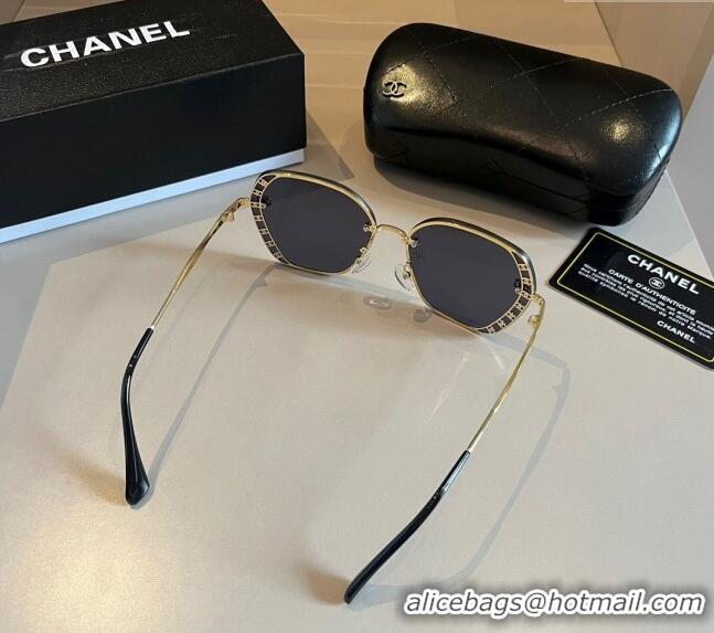 Particularly Recommended Chanel Sunglasses 0304 Black 2024