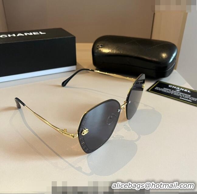 Particularly Recommended Chanel Sunglasses 0304 Black 2024