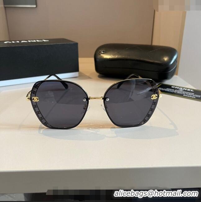 Particularly Recommended Chanel Sunglasses 0304 Black 2024