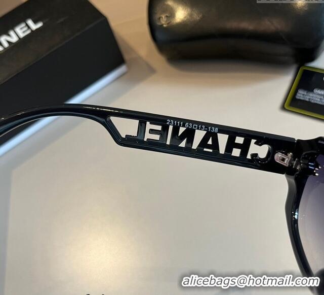 Market Sells Chanel Sunglasses with Heart Charm 0304 Black 2024