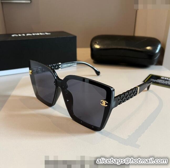 Top Quality Chanel Sunglasses 030501 Black 2024