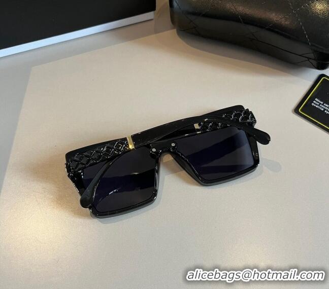 Top Quality Chanel Sunglasses 030501 Black 2024