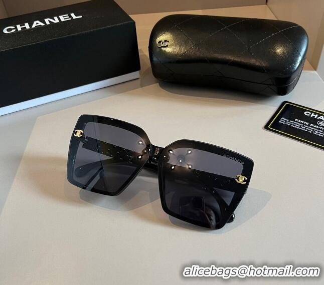 Top Quality Chanel Sunglasses 030501 Black 2024