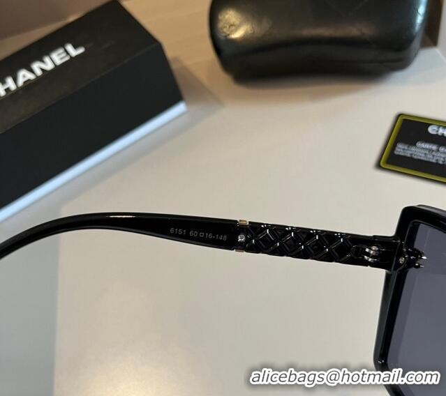 Top Quality Chanel Sunglasses 030501 Black 2024