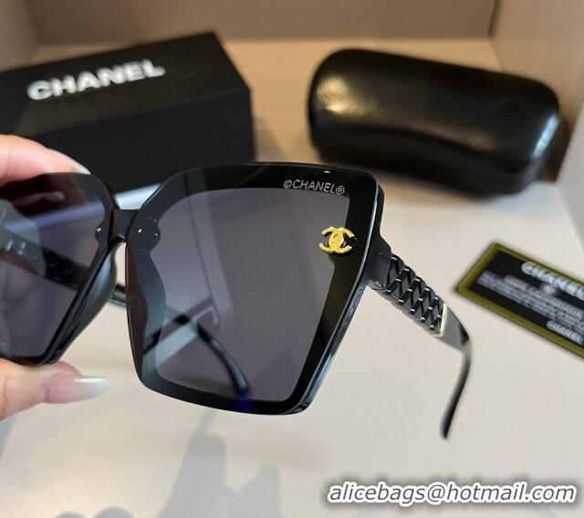 Top Quality Chanel Sunglasses 030501 Black 2024