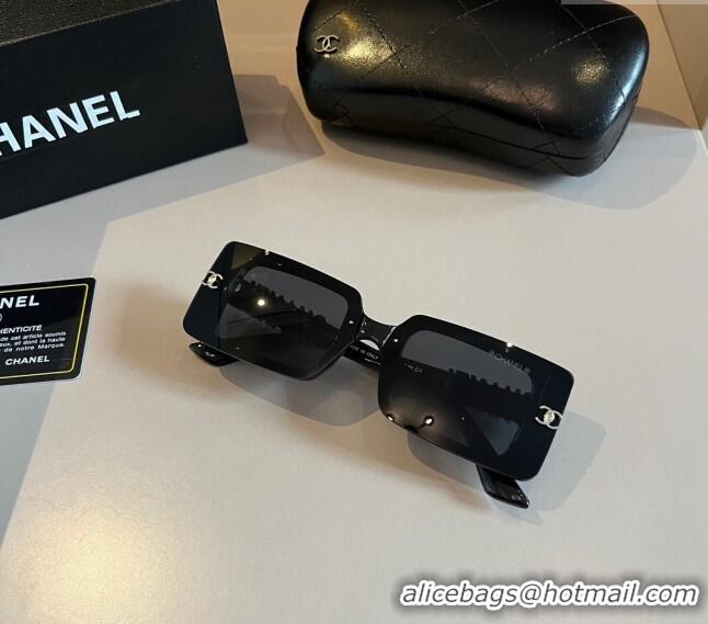 Buy New Cheap Chanel Sunglasses 030502 Black 2024