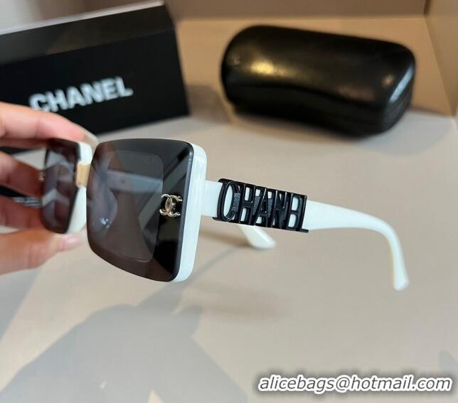 Top Grade Chanel Sunglasses 030502 Black/White 2024