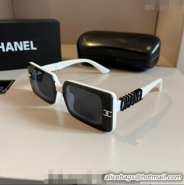 Top Grade Chanel Sunglasses 030502 Black/White 2024