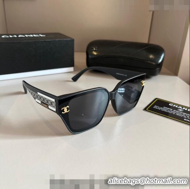 New Design Chanel Sunglasses 030502 Black 2024