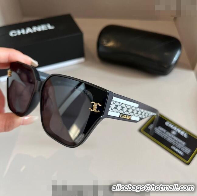 New Design Chanel Sunglasses 030502 Black 2024