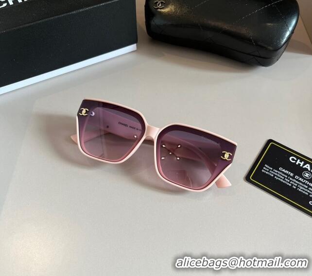 Buy Discount Chanel Sunglasses 030502 Pink 2024