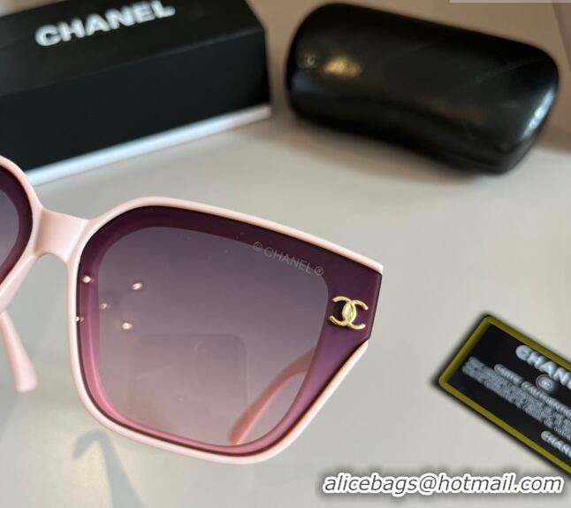 Buy Discount Chanel Sunglasses 030502 Pink 2024