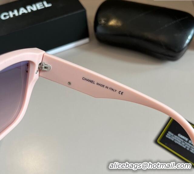 Buy Discount Chanel Sunglasses 030502 Pink 2024