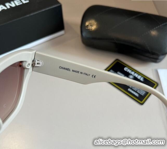 Original Cheap Chanel Sunglasses with Colored Print 0305 Grey 2024