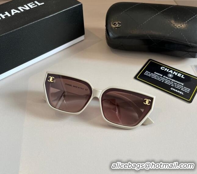 Original Cheap Chanel Sunglasses with Colored Print 0305 Grey 2024