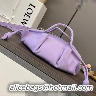 Grade Cheap Loewe Small Paseo Bag in Shiny Nappa Calfskin 062247 Purple 2023