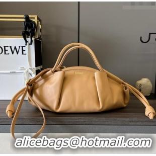 Best Price Loewe Medium Paseo Bag in Shiny Nappa Calfskin 062240 Apricot 2023