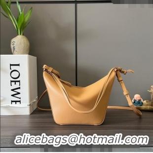 Buy Cheap Loewe Mini Hammock Hobo bag in Classic Calfskin 262315 Apricot 2023