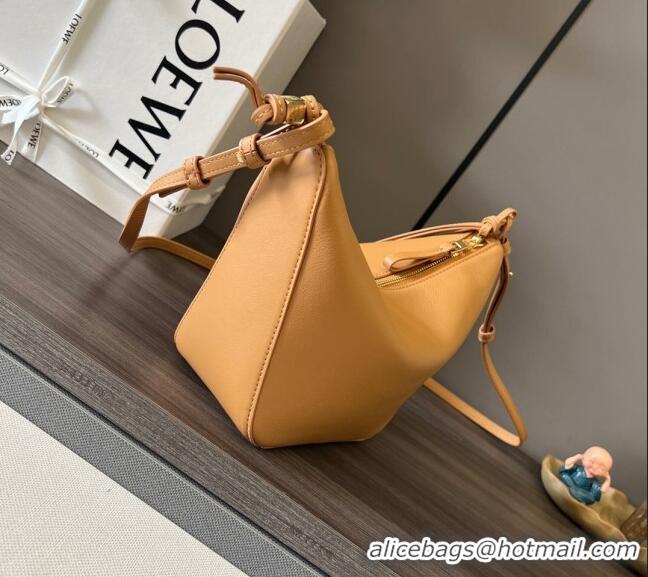 Buy Cheap Loewe Mini Hammock Hobo bag in Classic Calfskin 262315 Apricot 2023