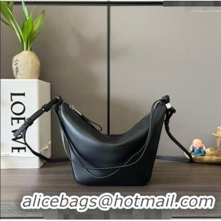 Reasonable Price Loewe Mini Hammock Hobo bag in Classic Calfskin 262315 Black 2023