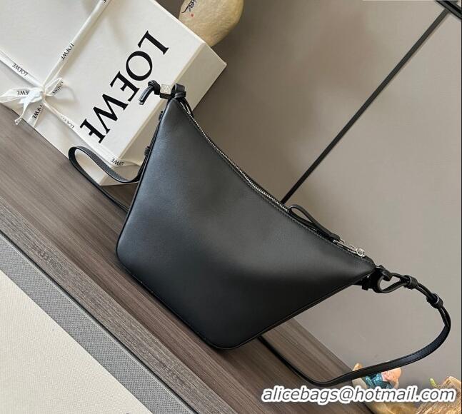 Reasonable Price Loewe Mini Hammock Hobo bag in Classic Calfskin 262315 Black 2023