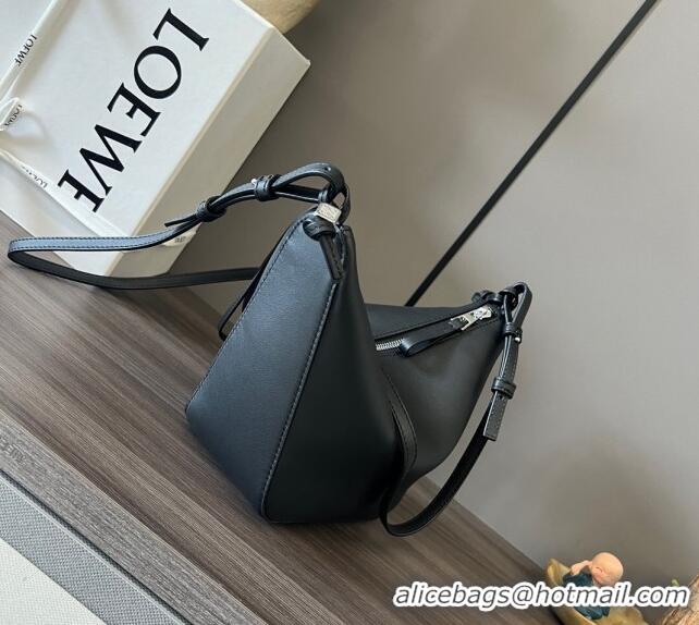 Reasonable Price Loewe Mini Hammock Hobo bag in Classic Calfskin 262315 Black 2023