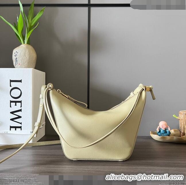 Best Quality Loewe Mini Hammock Hobo bag in Classic Calfskin 262315 Yellow 2023