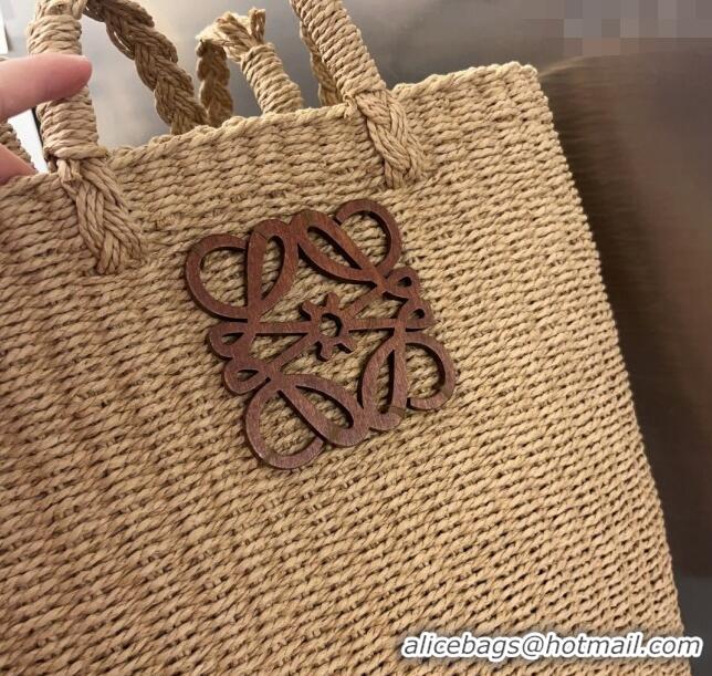 Super Quality Loewe Straw Tote Bag 0713 Khaki/Brown 2023