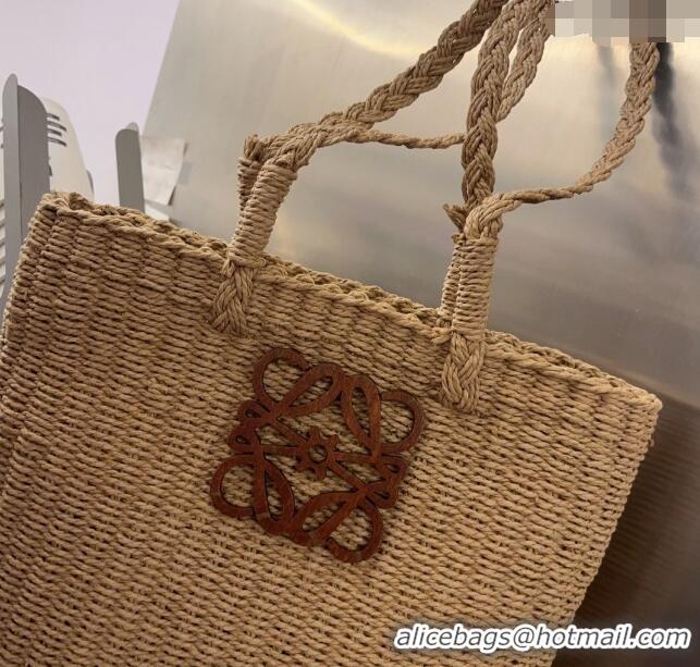 Super Quality Loewe Straw Tote Bag 0713 Khaki/Brown 2023