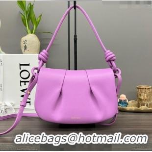 Best Quality Loewe Paseo Satchel Bag in Shiny Nappa Calfskin 062317 Rockrose Purple 2023