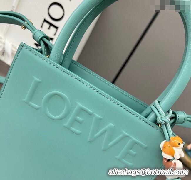 New Design Loewe Standard A5 Tote in sleek calfskin 652307 Light Blue 2023