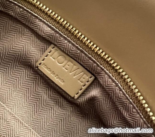 Top Quality Loewe Small Puzzle bag in satin calfskin 262304 Khaki 2023