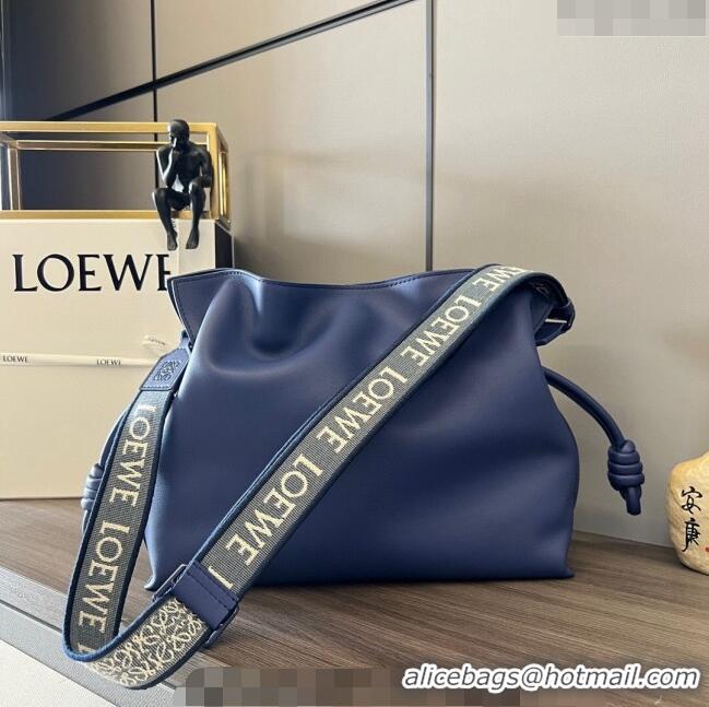 Discount Loewe Flamenco clutch in nappa calfskin & Anagram strap in jacquard 262238 Purple 2023