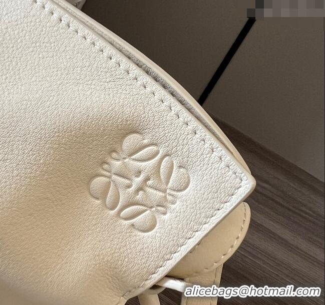 Promotional Loewe Flamenco Clutch in Nappa Calfskin 10856L White 2023