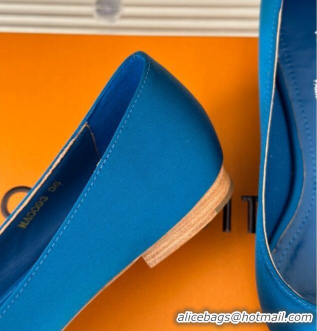 Grade Quality Louis Vuitton Met Ballerinas Flat 1.5cm in Satin Blu 0226126