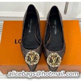 Good Looking Louis Vuitton Met Ballerinas Flat 1.5cm in Monogram Canvas 0226128