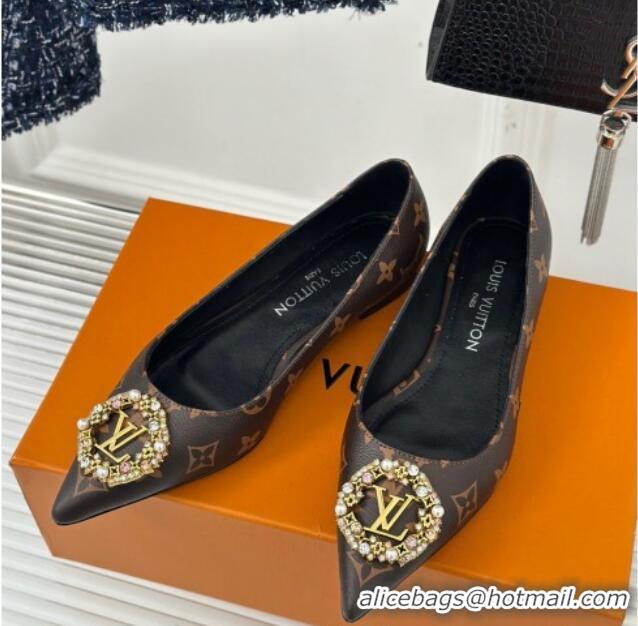 Good Looking Louis Vuitton Met Ballerinas Flat 1.5cm in Monogram Canvas 0226128