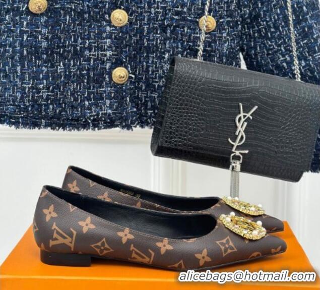 Good Looking Louis Vuitton Met Ballerinas Flat 1.5cm in Monogram Canvas 0226128