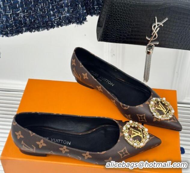 Good Looking Louis Vuitton Met Ballerinas Flat 1.5cm in Monogram Canvas 0226128