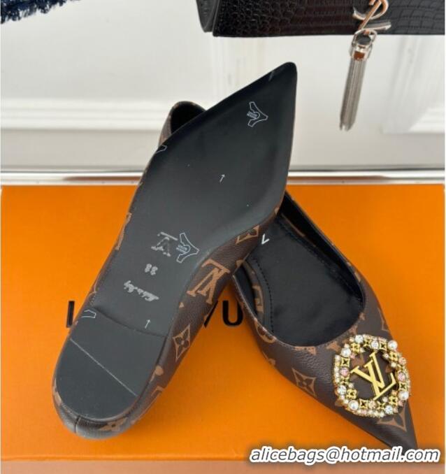 Good Looking Louis Vuitton Met Ballerinas Flat 1.5cm in Monogram Canvas 0226128