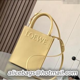 Grade Design Loewe Standard A5 Tote in sleek calfskin 652307 Yellow 2023